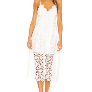 ASTR the Label size 2 white midi dress!
